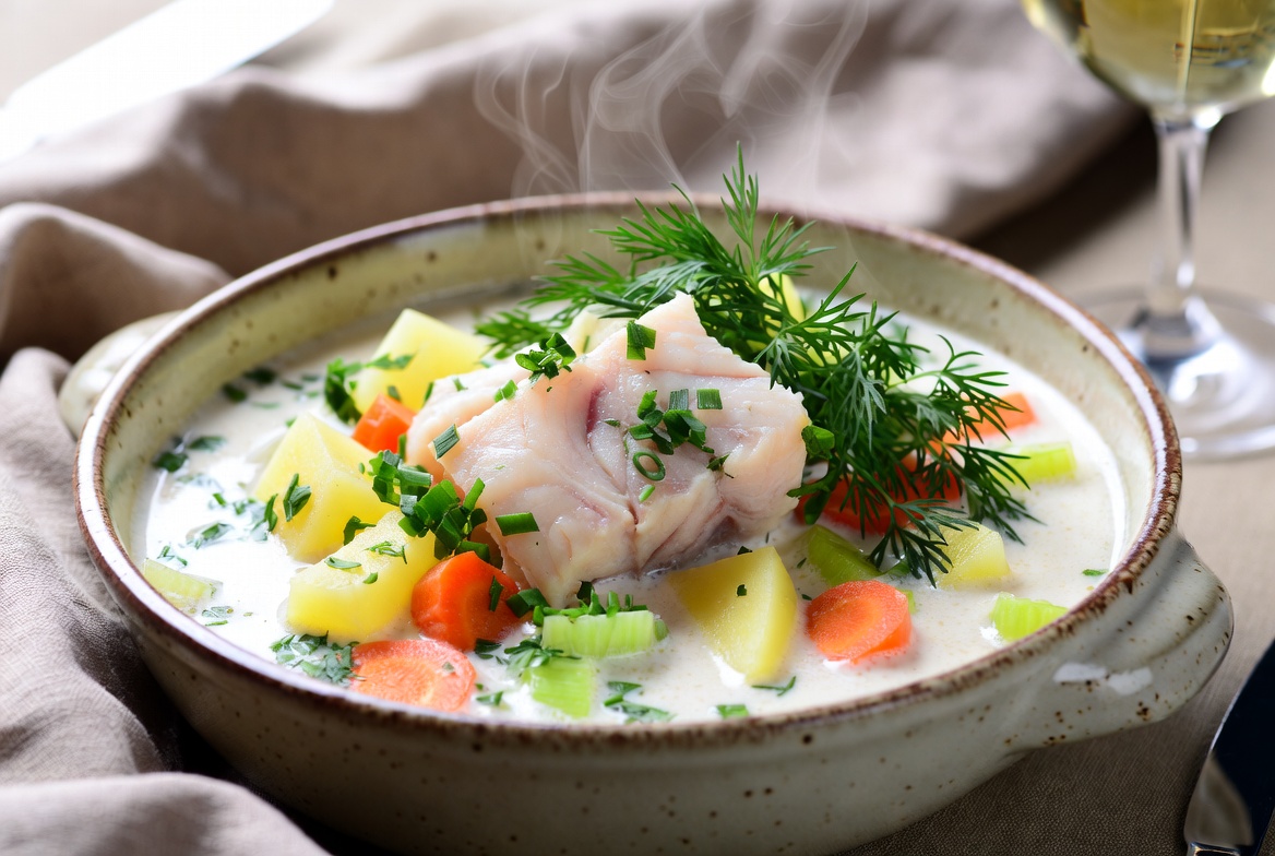Rezept der Woche: Cremige Ostsee-Fischsuppe „Hanse Sail“