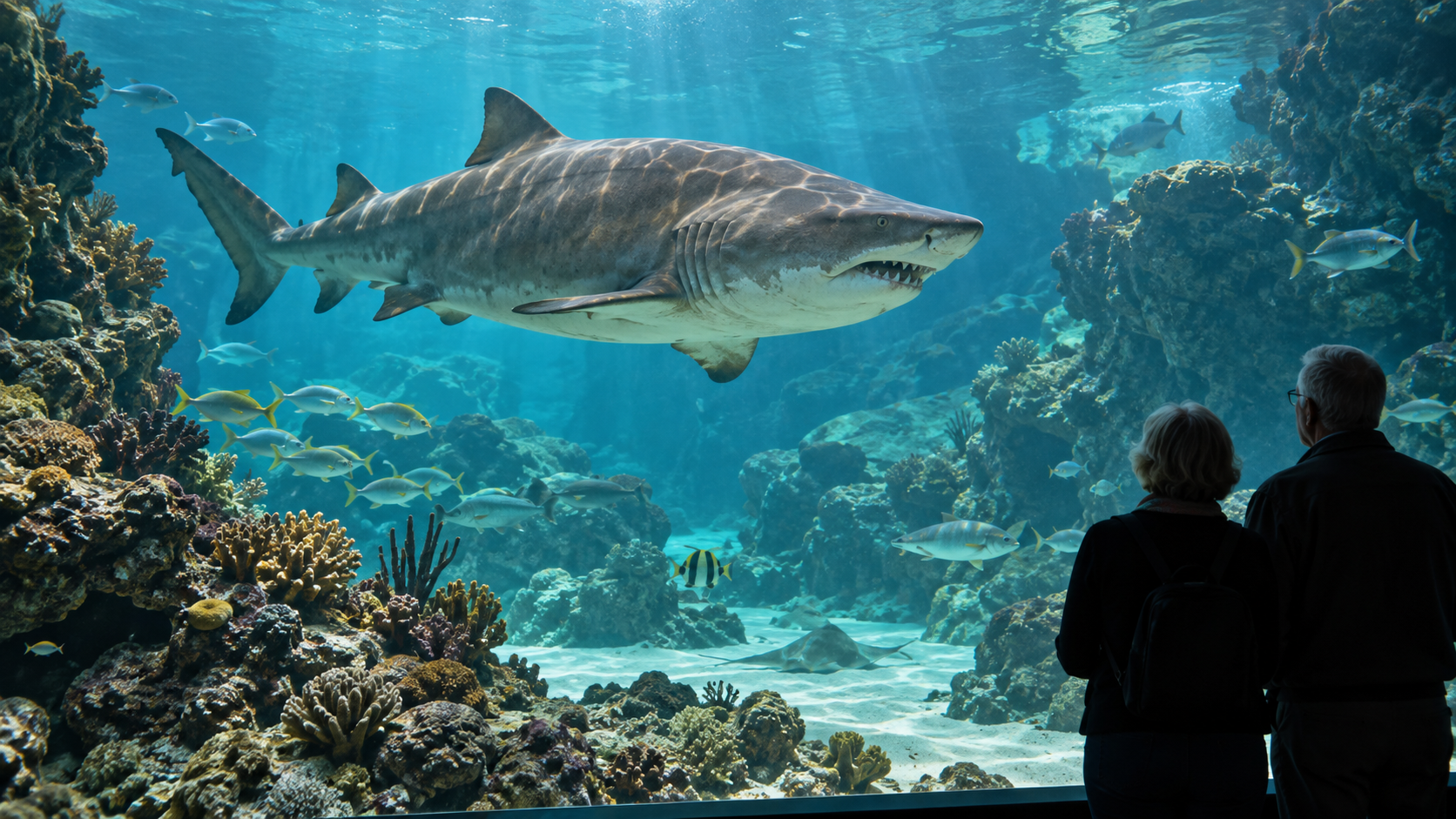 Haie statt Ostseewellen: Ein Besuch im Meereszentrum Fehmarn